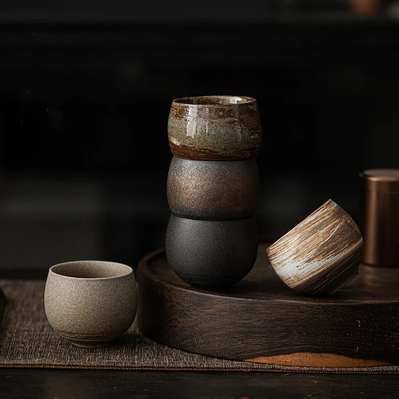 Handcrafted Stoneware Tea Cup