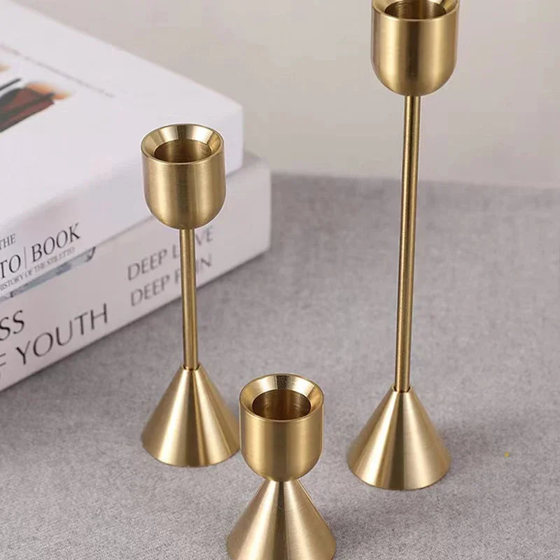 Glamorous Gold Candle Holders