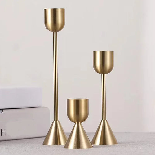 Glamorous Gold Candle Holders
